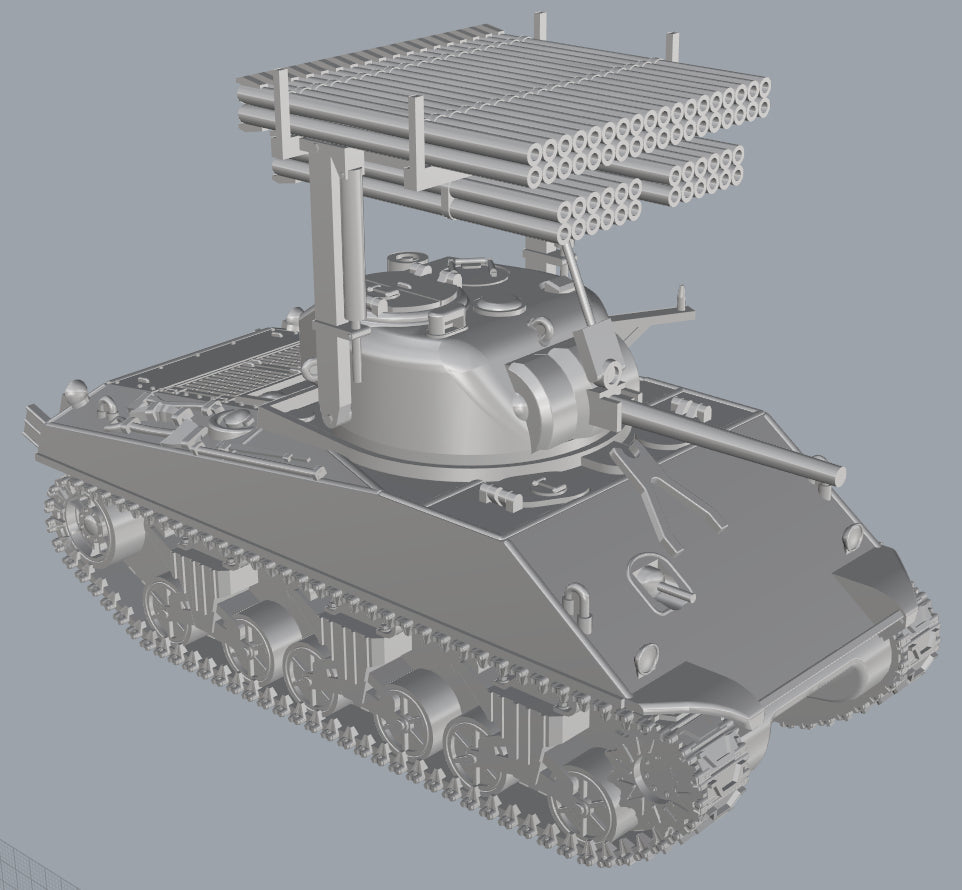 WG3D T34 Sherman Rocket Launcher (Calliope) (USA, WW2)