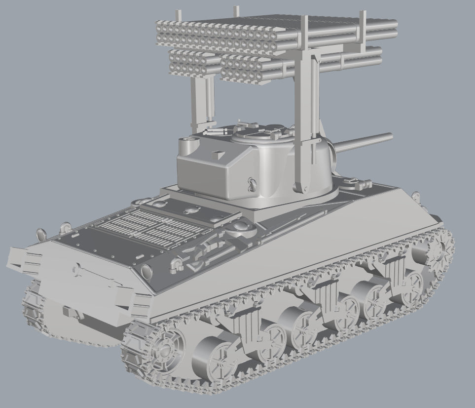WG3D T34 Sherman Rocket Launcher (Calliope) (USA, WW2)