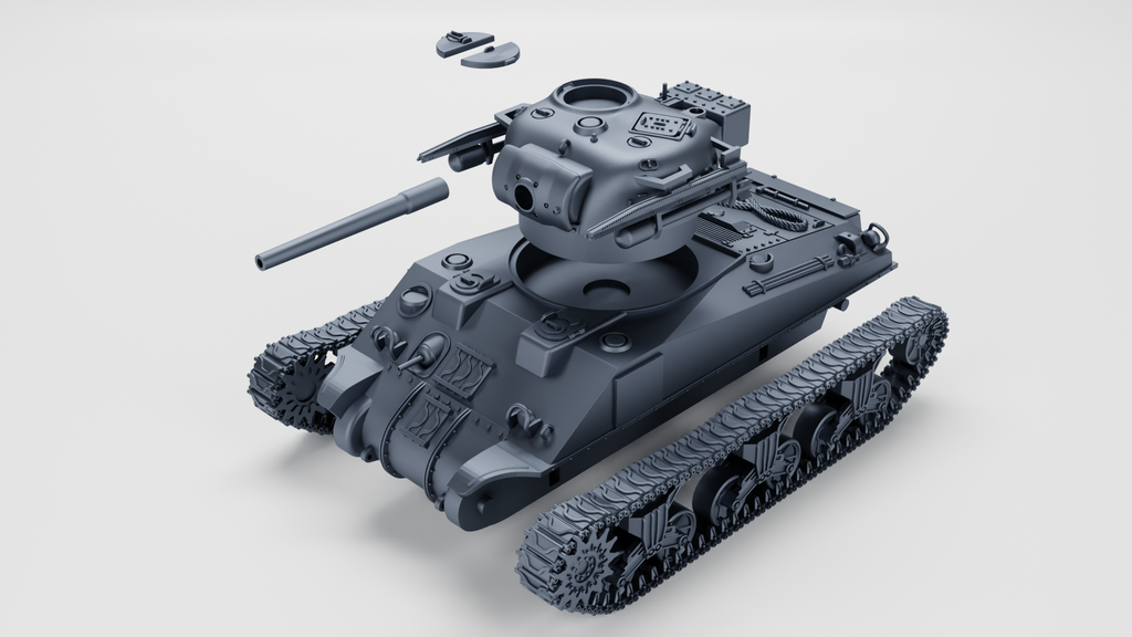 WG3D Sherman V “Tulip” - Rocket launcher version (US, WW2)
