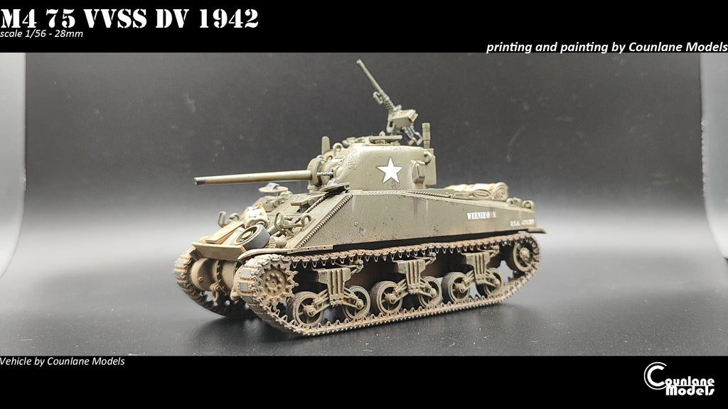 Counlane Sherman M4 75 VVSS DV (USA, WW2)