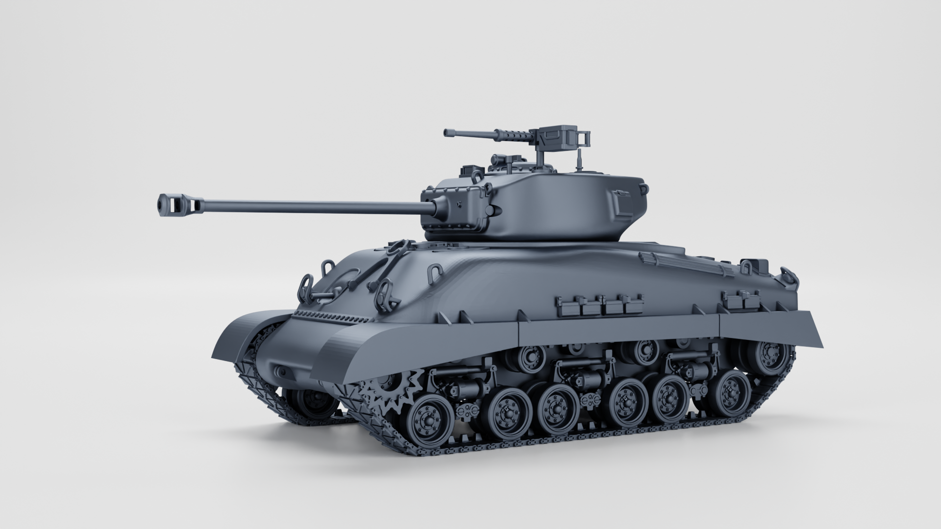 WG3D Sherman M4A1(76)W HVSS (US, WW2)