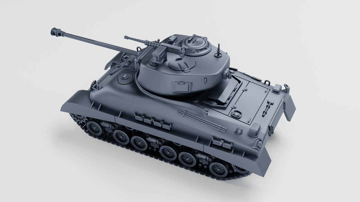 WG3D Sherman M4A1(76)W HVSS (US, WW2)