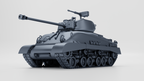 WG3D Sherman M4A1(76)W HVSS (US, WW2)