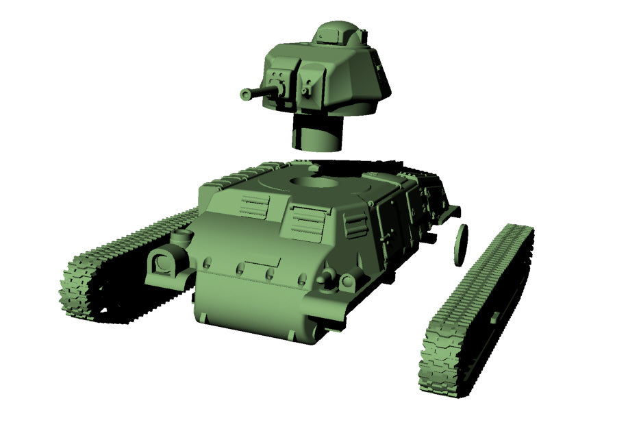 WG3D Somua S-35 Cavalry Tank (FRANCE, WW2)