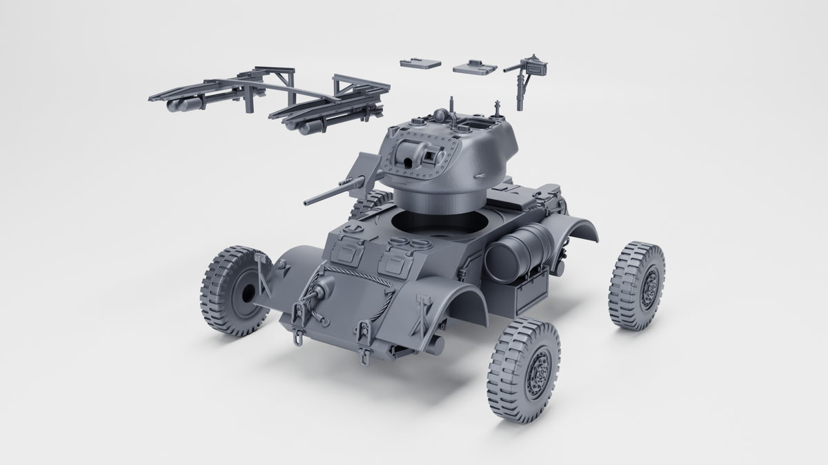WG3D Staghound Tulip RL Armored Car (UK+US, WW2)