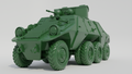 WG3D Steyr ADGZ Armored Car (8 Rad) + 2 Tankmen (Austria, Germany, WW2)