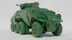 WG3D Steyr ADGZ Armored Car (8 Rad) + 2 Tankmen (Austria, Germany, WW2)