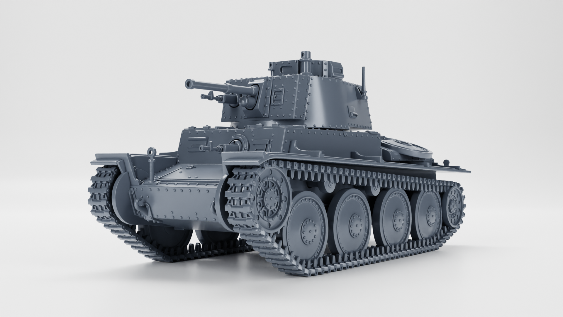 WG3D Stridsvagn m/41 Medium tank (Sweden, WW2)