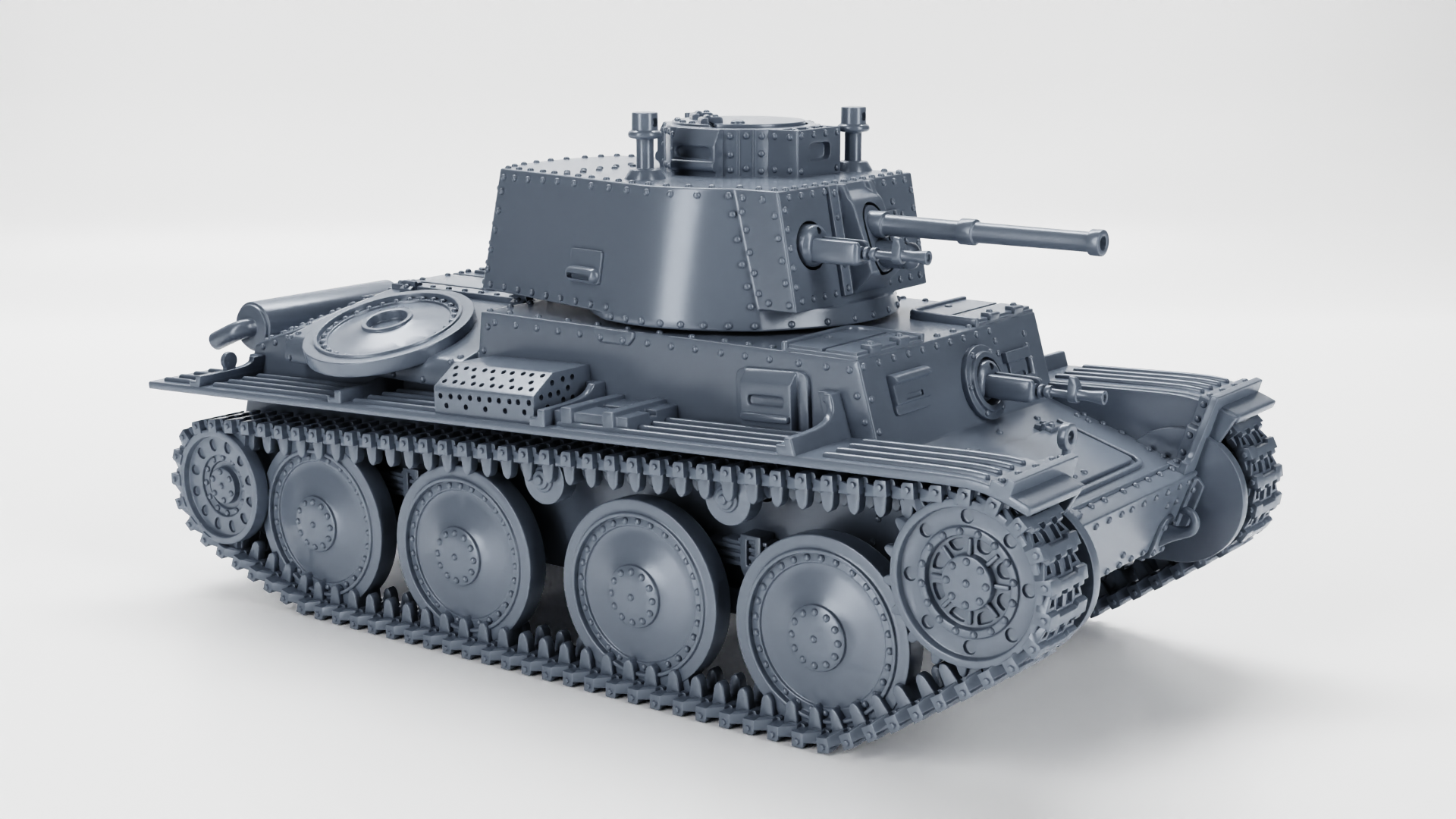WG3D Stridsvagn m/41 Medium tank (Sweden, WW2)