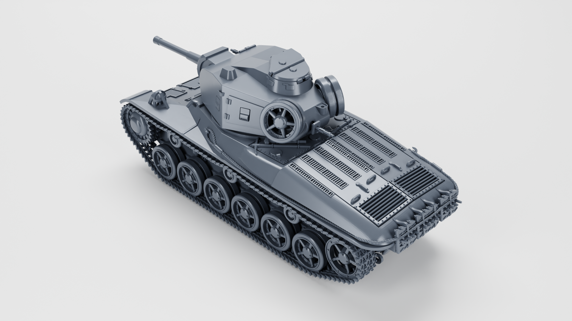 WG3D Stridsvagn m/42 Medium tank (Strv m/42) (Sweden , WW2)