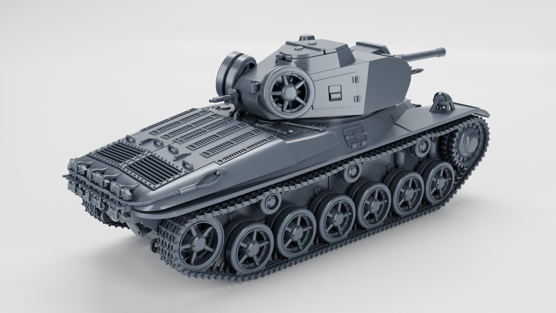 WG3D Stridsvagn m/42 Medium tank (Strv m/42) (Sweden , WW2)