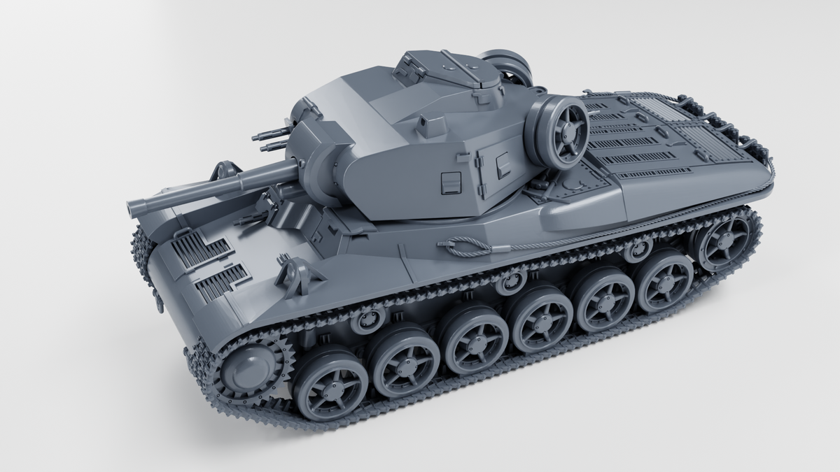 WG3D Stridsvagn m/42 Medium tank (Strv m/42) (Sweden , WW2)