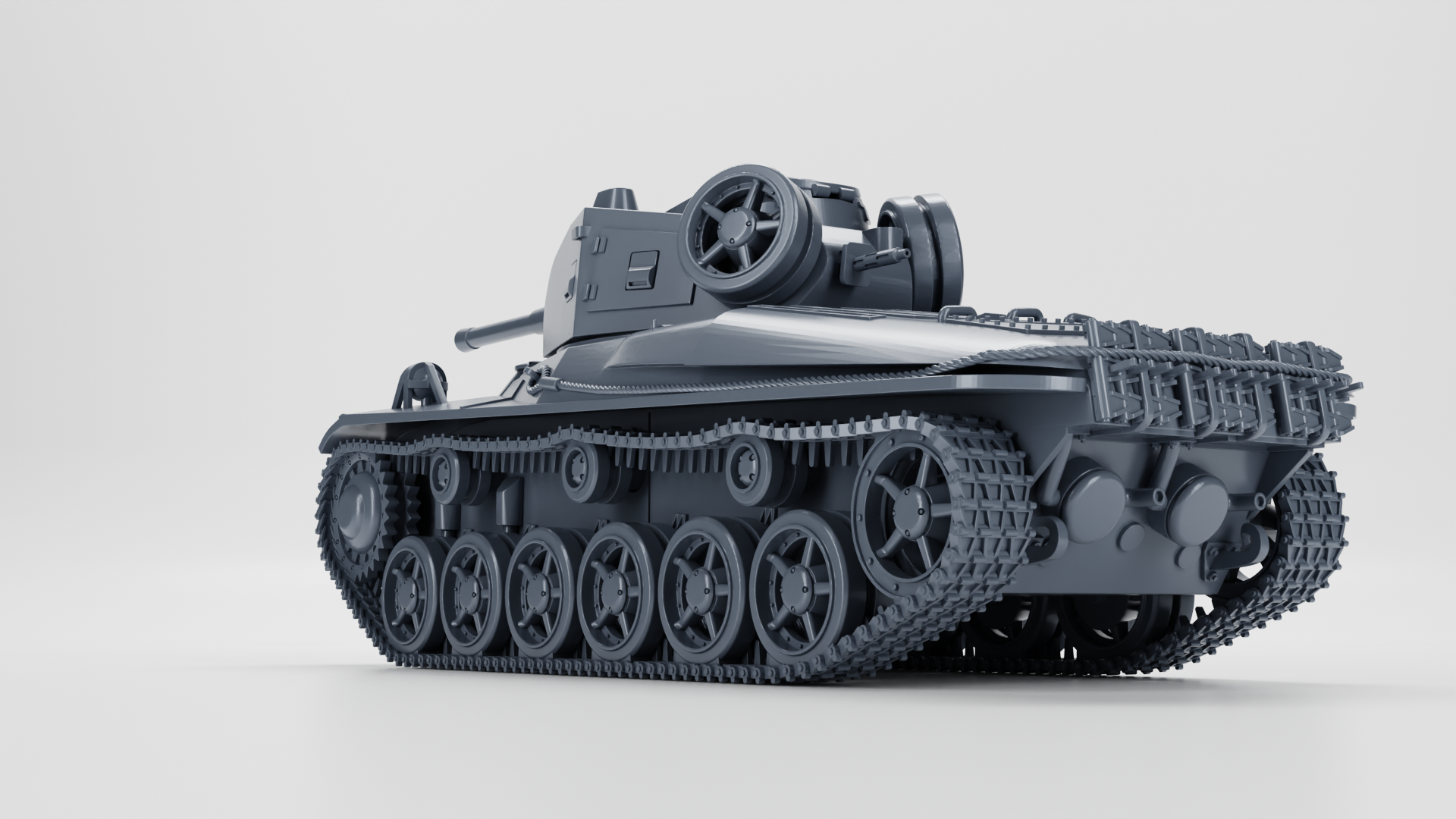 WG3D Stridsvagn m/42 Medium tank (Strv m/42) (Sweden , WW2)