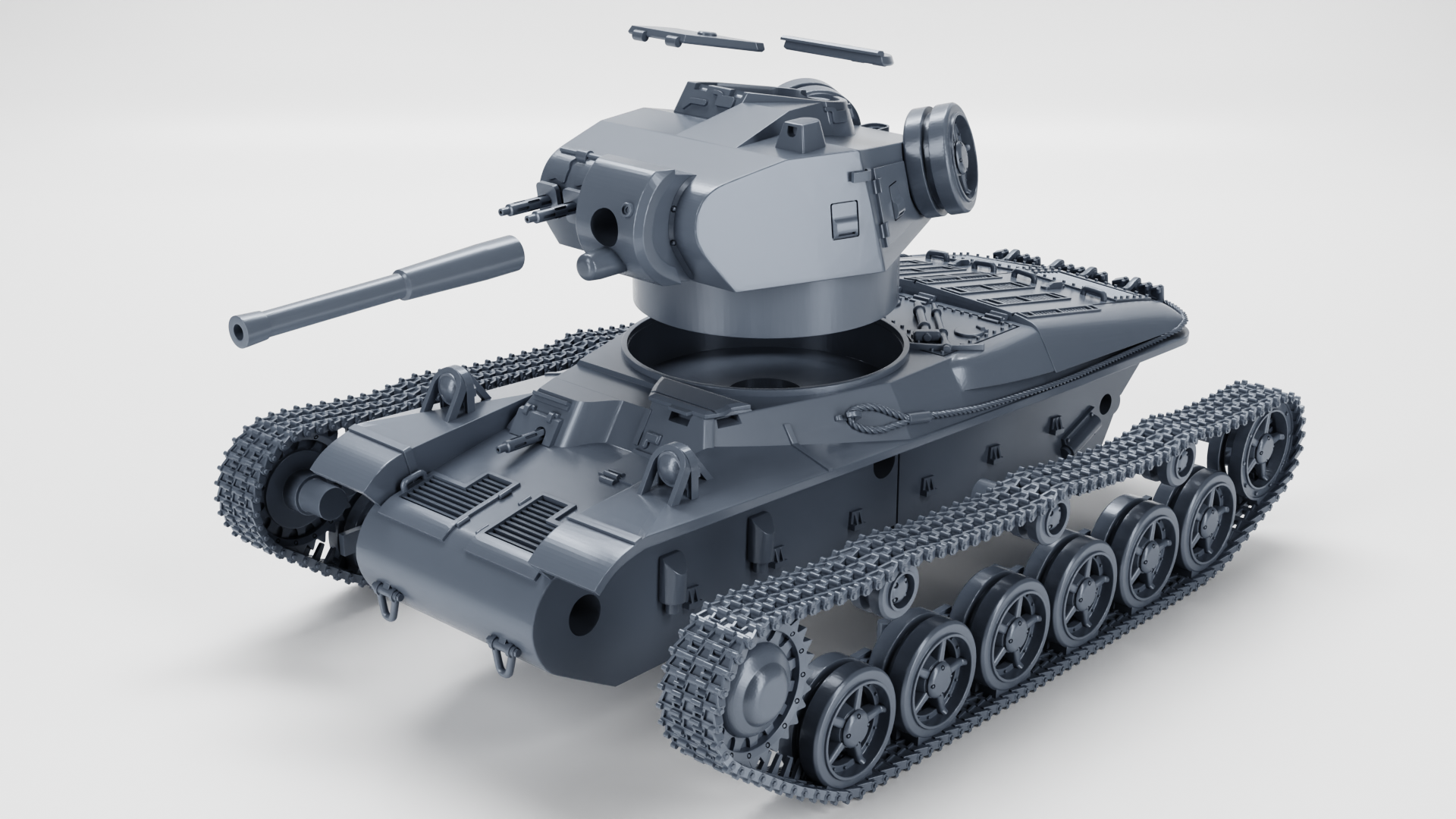 WG3D Stridsvagn m/42 Medium tank (Strv m/42) (Sweden , WW2)