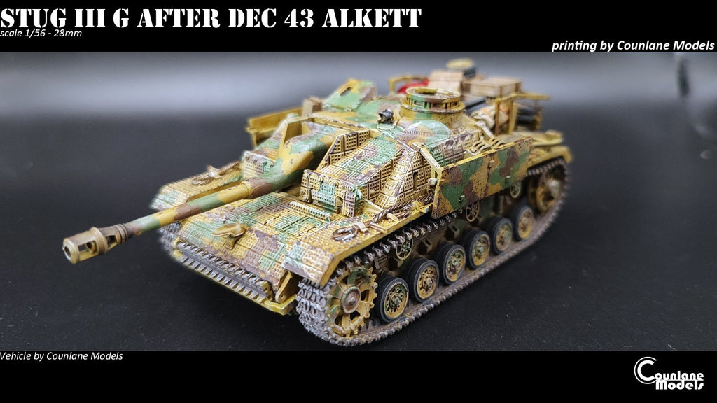 Counlane Stug III/StuH 42 G after dec-1943 ALKETT factory (Germany, WW2)