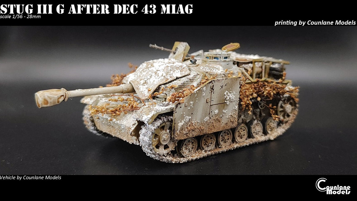 Counlane Stug III/StuH 42 G after dec-1943 MIAG factory (Germany, WW2)