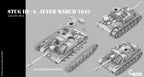 Counlane Stug III G after march-1943 (Germany, WW2)