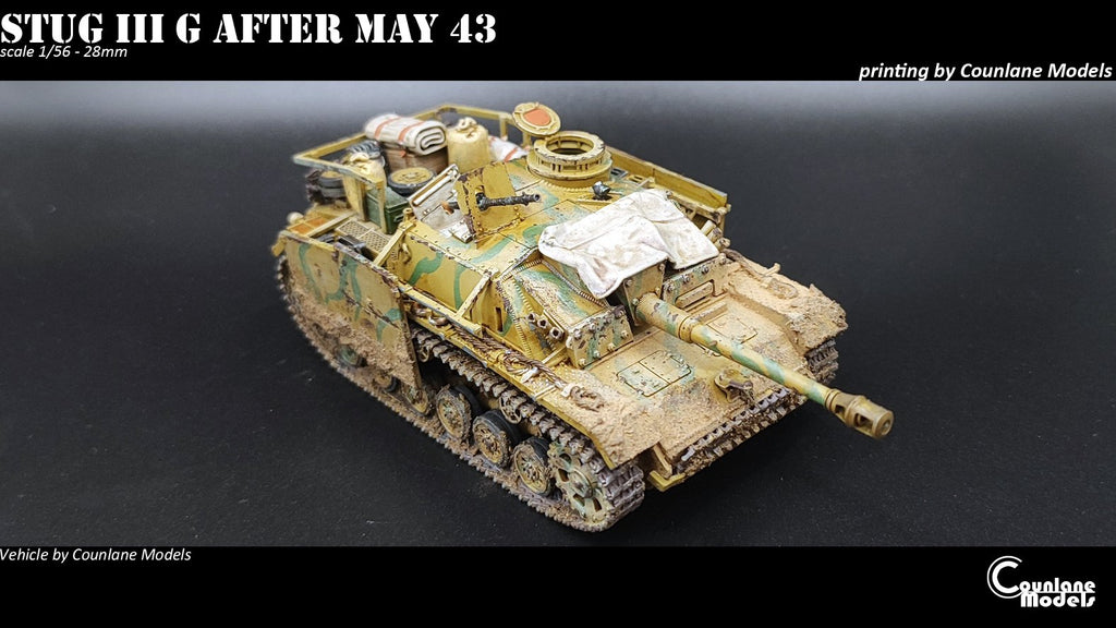 Counlane Stug III/StuH 42 G after may-1943 (Germany, WW2)