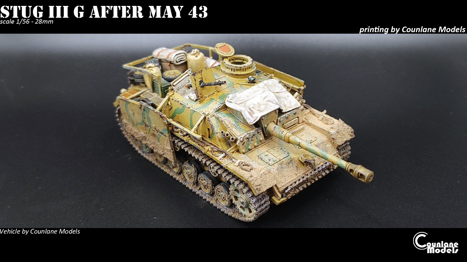 Counlane Stug III/StuH 42 G after may-1943 (Germany, WW2)