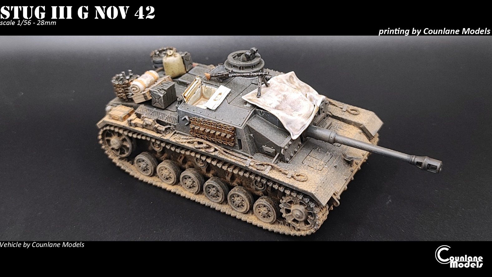Counlane Stug III G after nov-1942 (Germany, WW2)