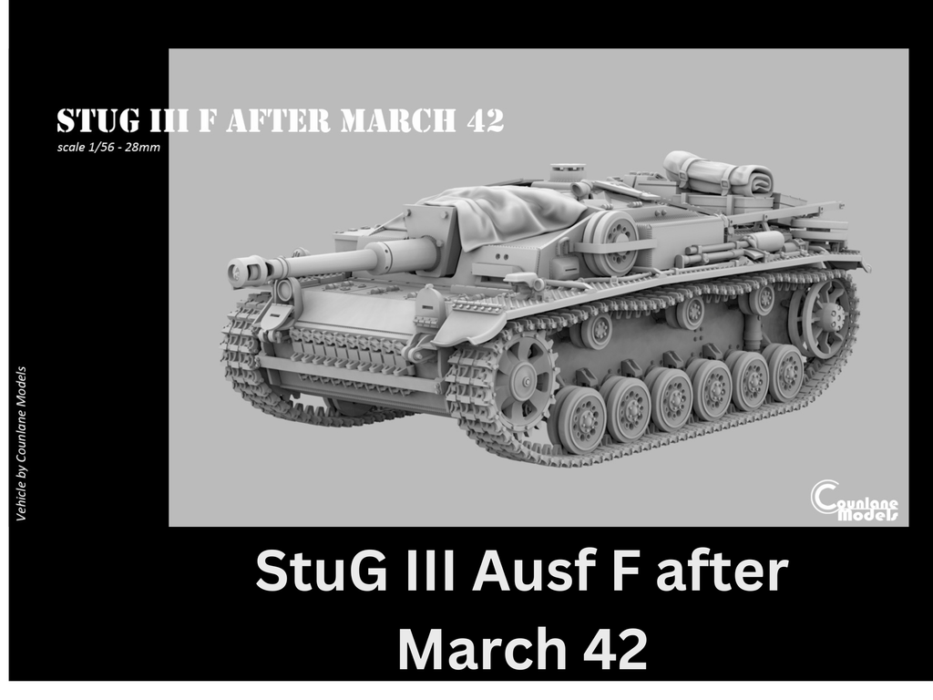 Counlane StuG III F after March 1942 (Germany, WW2)
