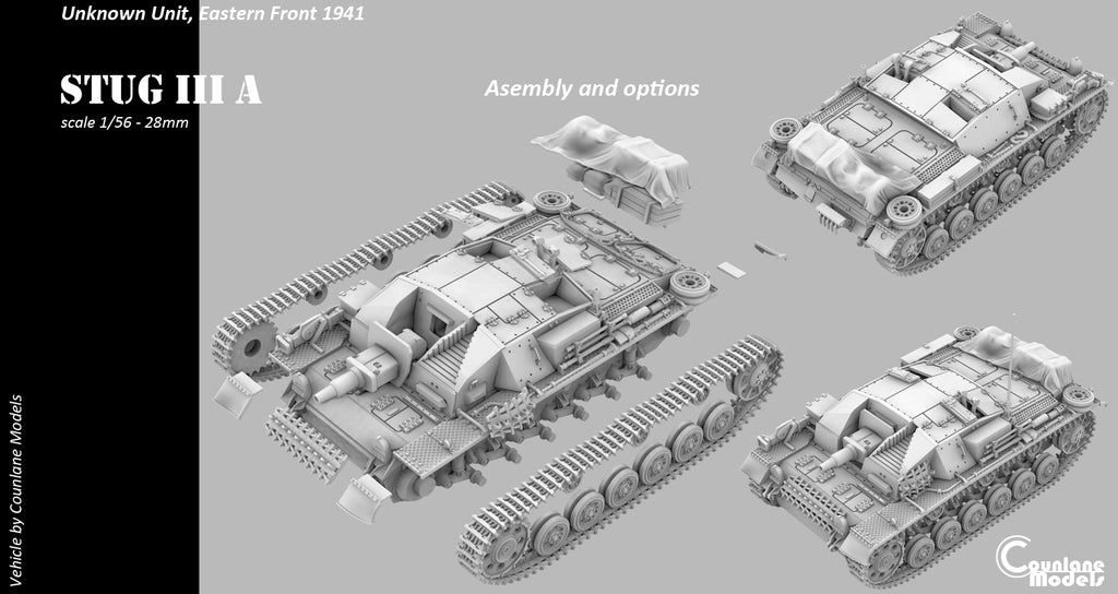 Counlane Stug III A 1941 (Germany, WW2)