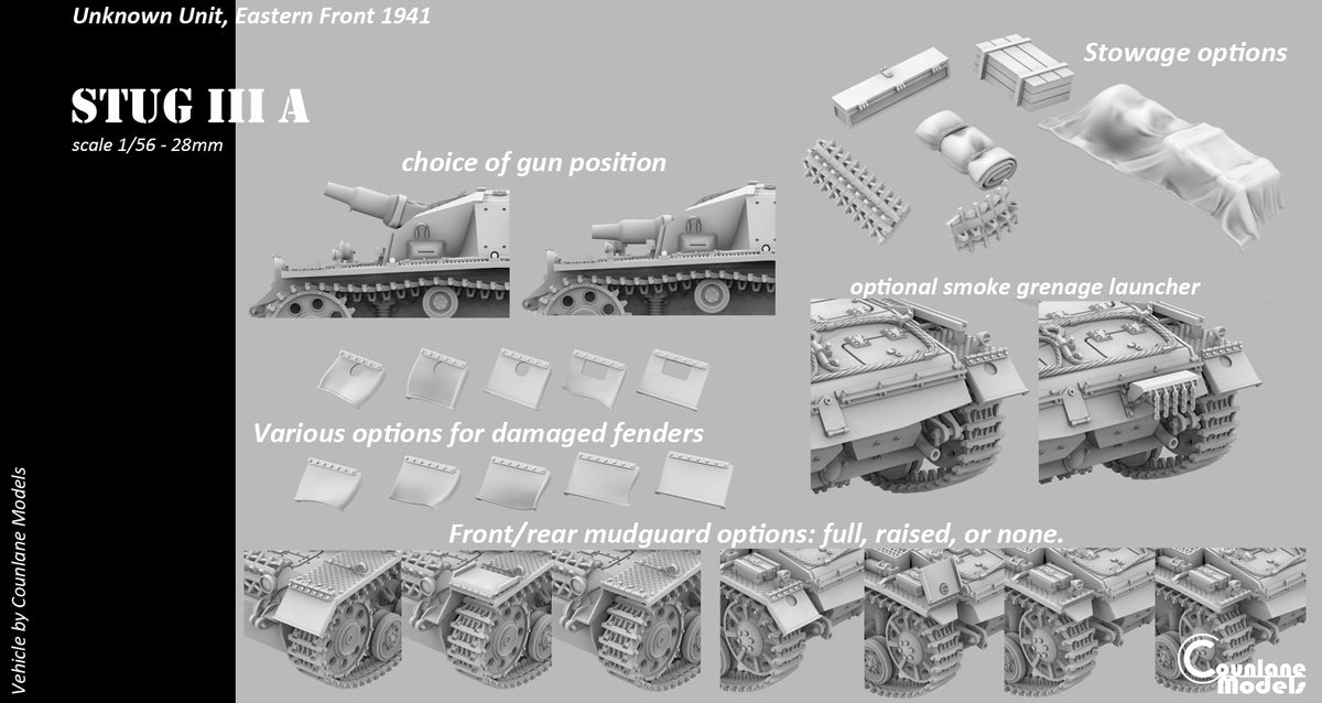 Counlane Stug III A 1941 (Germany, WW2)