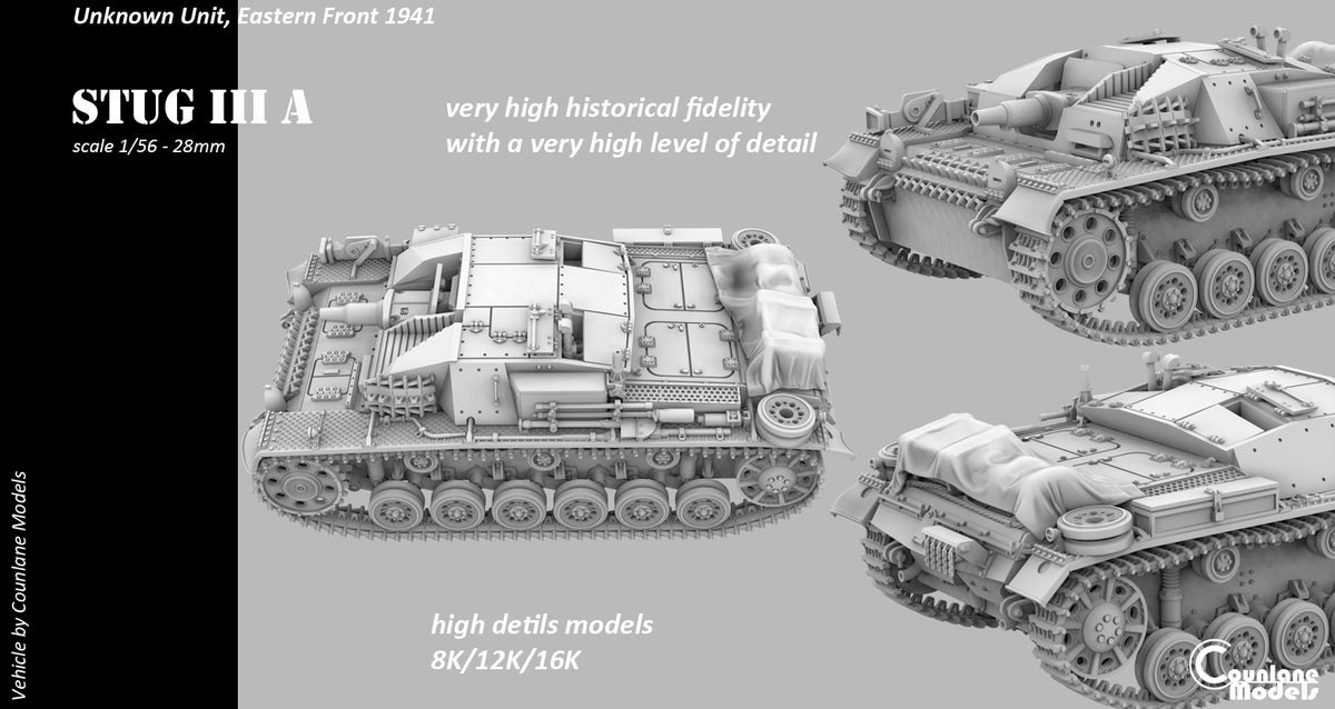 Counlane Stug III A 1941 (Germany, WW2)