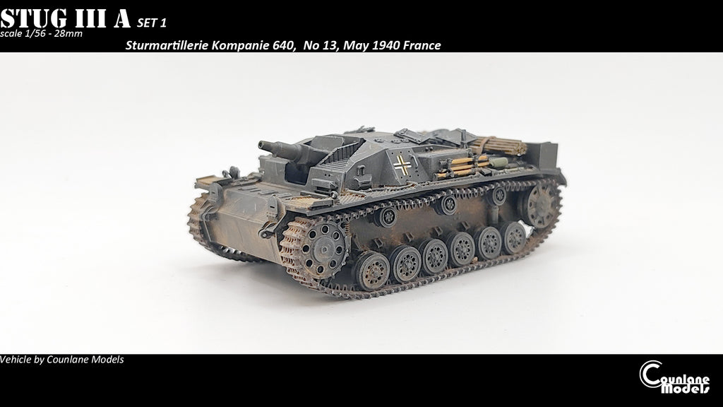 Counlane Stug III A 1940 set 1 (Germany, WW2)