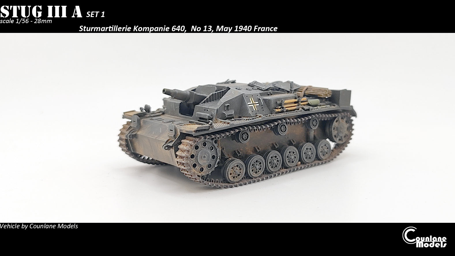 Counlane Stug III A 1940 set 1 (Germany, WW2)