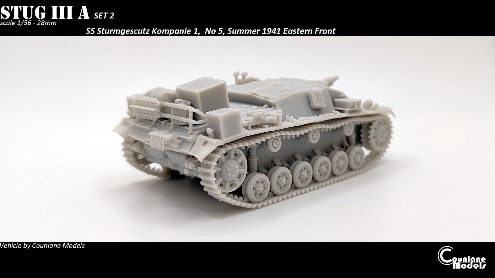 Counlane Stug III A set 2 1941 OPTIONAL STOWAGE (Germany, WW2)