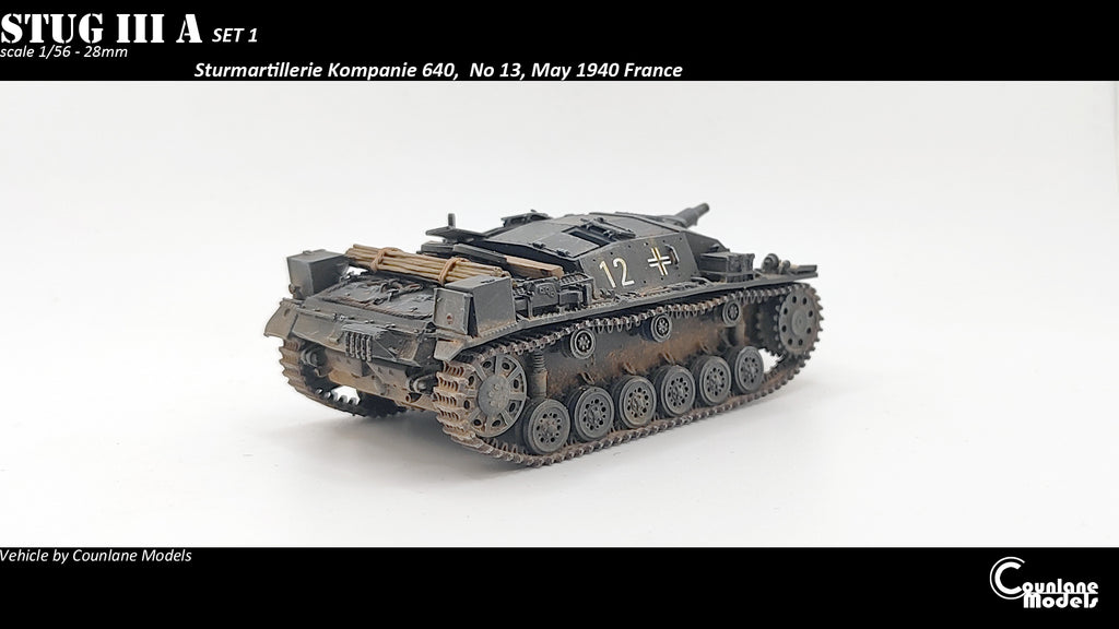 Counlane Stug III A 1940 set 1 (Germany, WW2)