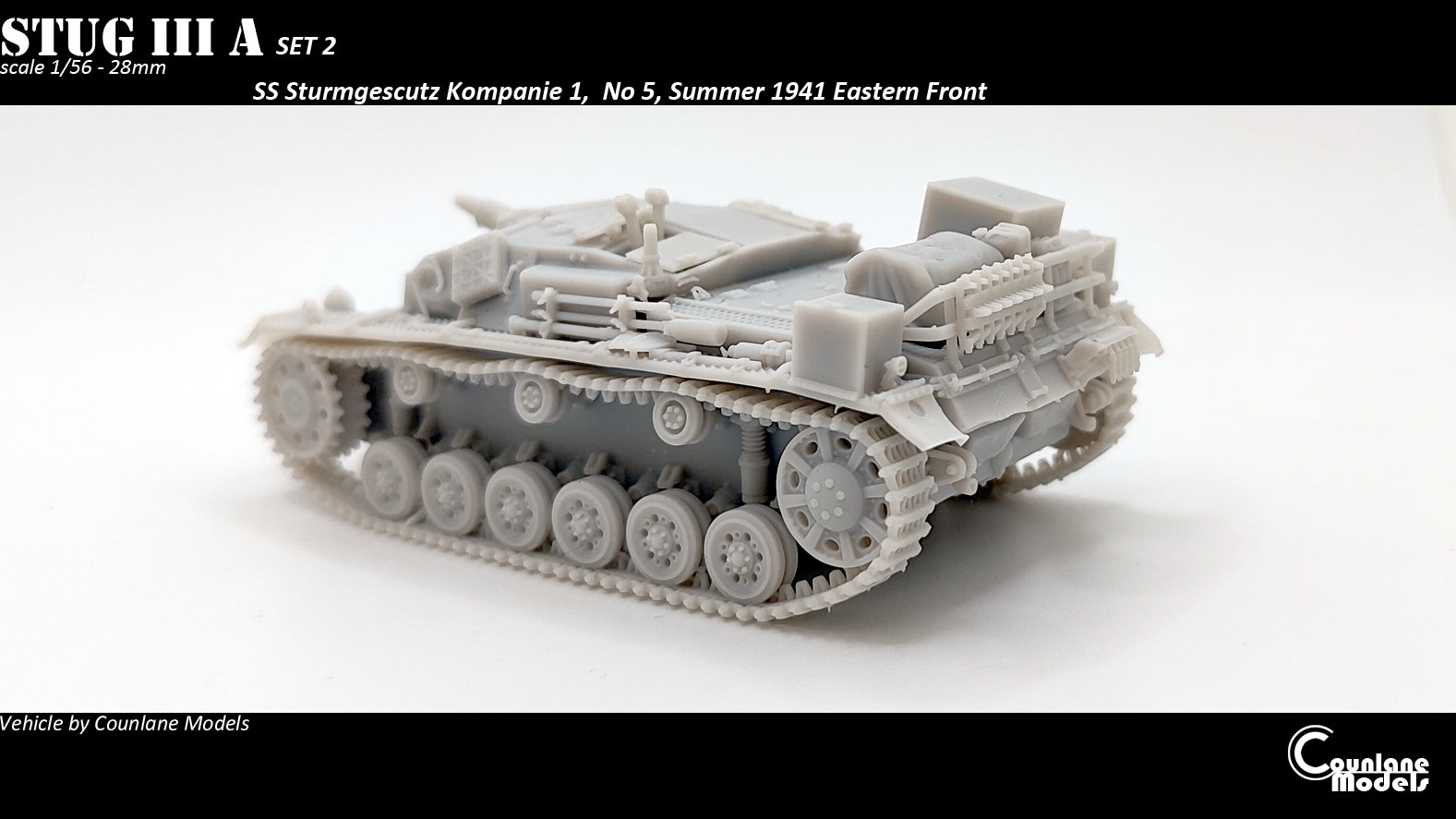 Counlane Stug III A set 2 1941 OPTIONAL STOWAGE (Germany, WW2)