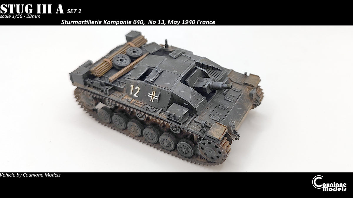 Counlane Stug III A 1940 set 1 (Germany, WW2)