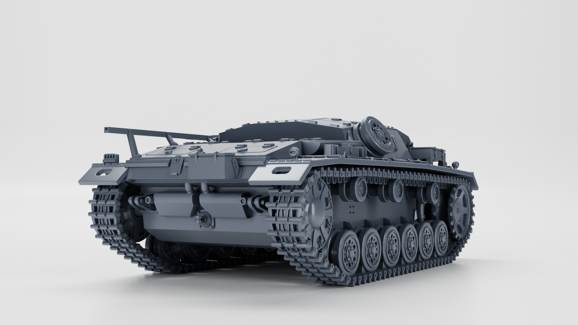 WG3D StuG III Ausf.B + 3 Tankmen (Germany, WW2)