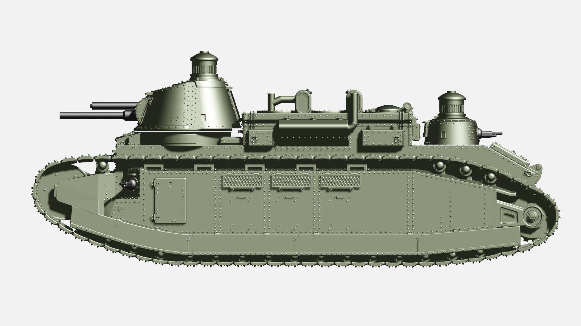 WG3D Super-heavy Tank FCM 2C Char “Normandie” (FRANCE, WW2)