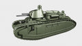 WG3D Super-heavy Tank FCM 2C Char “Normandie” (FRANCE, WW2)