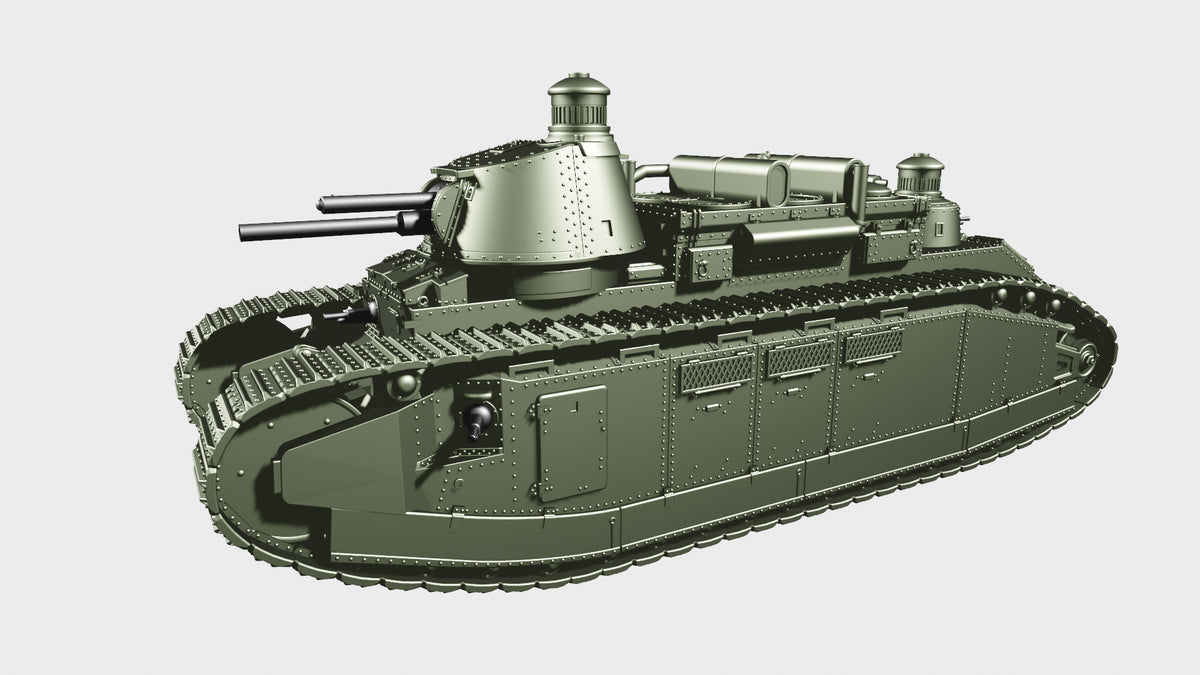 WG3D Super-heavy Tank FCM 2C Char “Normandie” (FRANCE, WW2)
