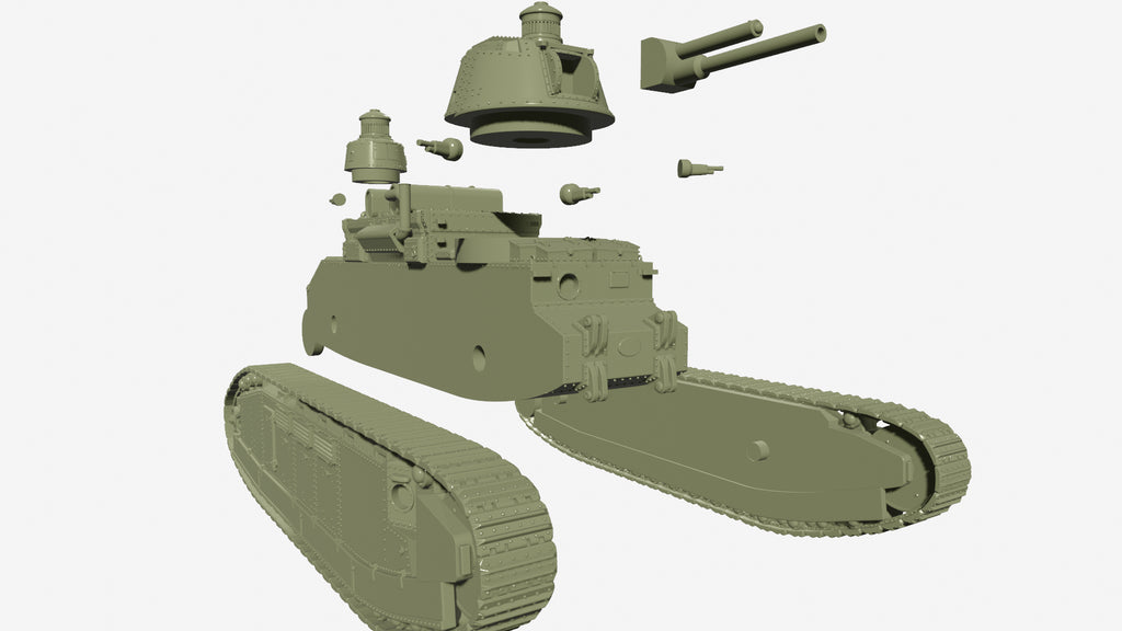 WG3D Super-heavy Tank FCM 2C Char “Normandie” (FRANCE, WW2)