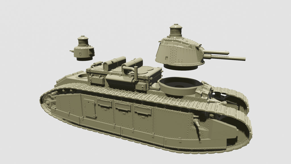 WG3D Super-heavy Tank FCM 2C Char “Normandie” (FRANCE, WW2)