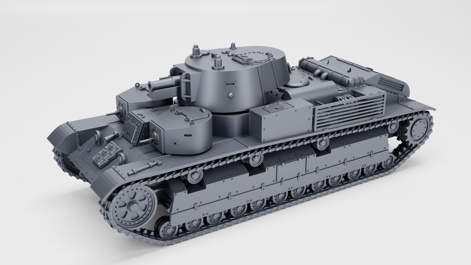 WG3D T28 model 1940 (with conical turret) (Soviet, WW2)