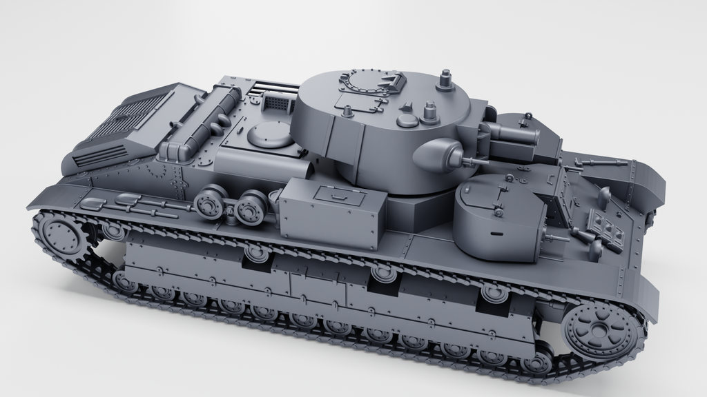 WG3D T28 model 1940 (with conical turret) (Soviet, WW2)