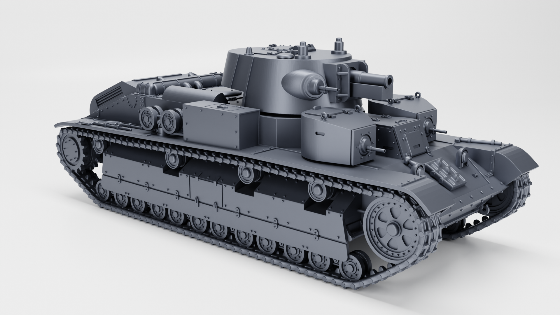 WG3D T28 model 1940 (with conical turret) (Soviet, WW2)