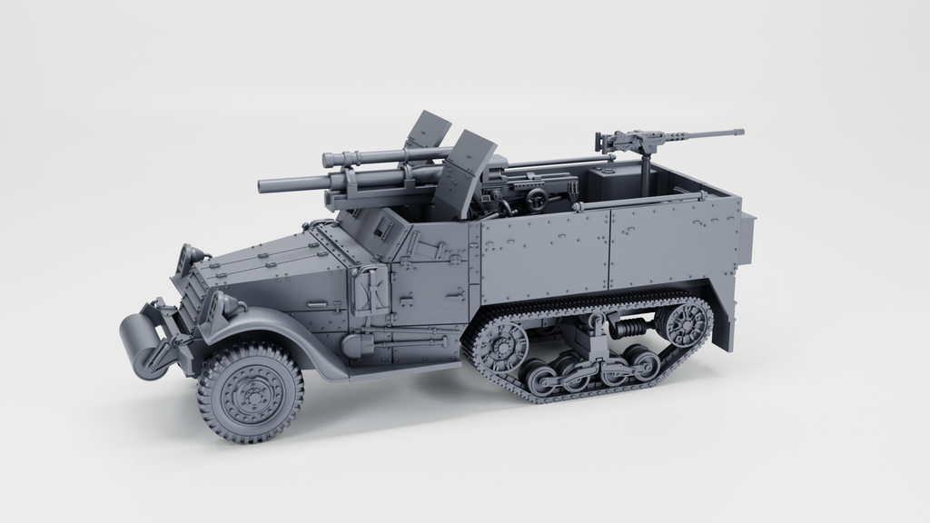 WG3D Halftrack T30 75mm HMC or T19 HMC Half-tracks (US, WW2)