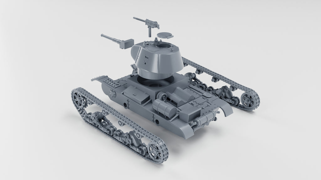 WG3D T-26 (welded hull) model 1938 Light Tank (Soviet, WW2)