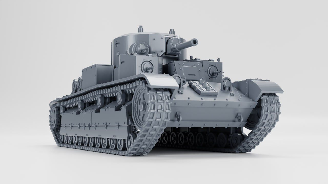 WG3D T28A  (Soviet, WW2) or T28M  (Finland, WW2)