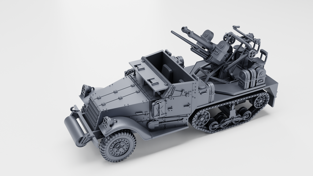 WG3D Halftrack T28E1 MGMC (US, WW2)