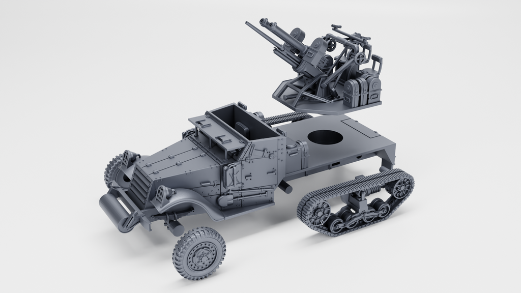 WG3D Halftrack T28E1 MGMC (US, WW2)