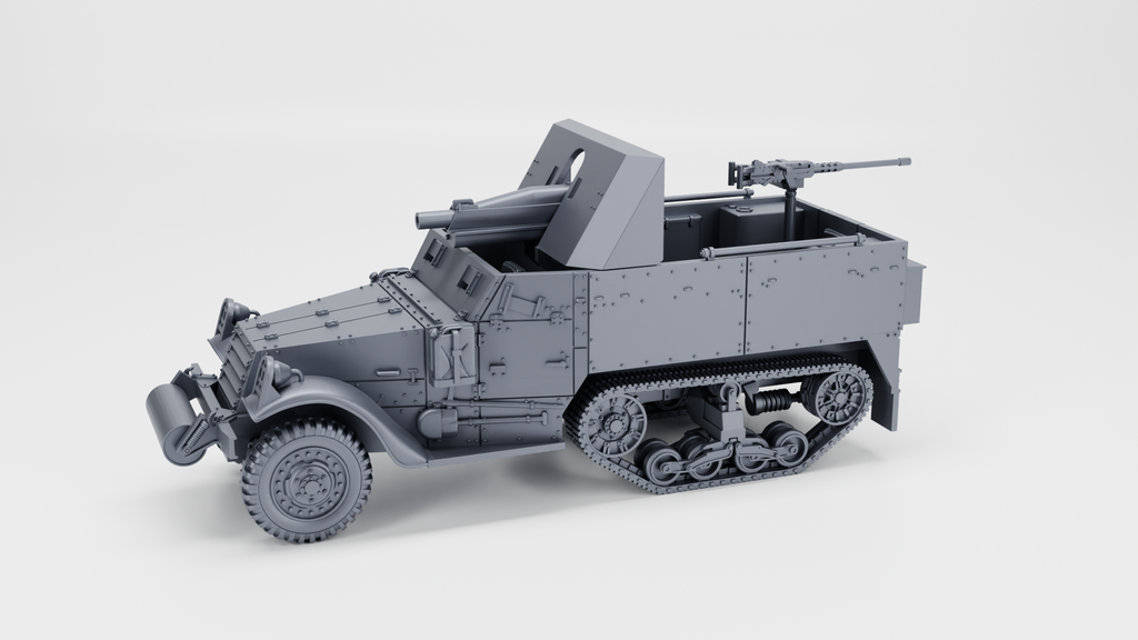 WG3D Halftrack T30 75mm HMC or T19 HMC Half-tracks (US, WW2)