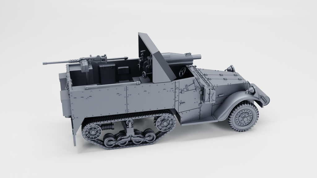 WG3D Halftrack T30 75mm HMC or T19 HMC Half-tracks (US, WW2)